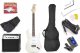 ML Gitara elektryczna Gigkit biała+ akcesoria/ zestaw 11