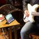 ML Gitara elektryczna Gigkit biała+ akcesoria/ zestaw 5