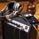 ML Gitara elektryczna Gigkit biała+ akcesoria/ zestaw 6