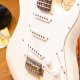 ML Gitara elektryczna Gigkit biała+ akcesoria/ zestaw 9