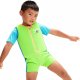 Dziecięcy strój kąpielowy Speedo PRINTED FLOAT SUIT IU chima azure blue/fluro green rozmiar 3-4 2