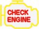 Neon PLEXI LED CHECK ENGINE yellow red NNE21 Neolia 1