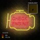 Neon PLEXI LED CHECK ENGINE yellow red NNE21 Neolia 5