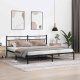 vidaXL Rama łóżka bez materaca Sonoma Oak 193x203 cm Drewno klejone 4