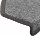 vidaXL Maty na schody 30 szt. Ciemnoszary 65x24x4 cm 6