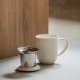 Tea mug with an infuser and lid Loveramics Pro Tea Beige, 300 ml 4