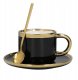 Homla Cup with a saucer and spoon SINNES Black, 200 ml 2