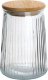 Pojemnik kuchenny do przechowywania z bambusową pokrywką 950ml Słoik 3