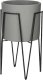 Kwietnik metalowy czarny 50x29,5cm stylowy nowoczesny oryginalny 1