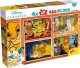 LISCIANI DISNEY PUZZLE MAXIFLOOR 4 X 48 KRÓL LEW 1