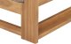 Beliani Sofa trzyosobowa TRANI Certyfikowane drewno akacjowe Jasne drewno 8