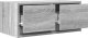 vidaXL Szafka RTV Szara Sonoma 60x31x25,5 cm Drewno klejone 5