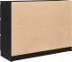 vidaXL Komoda Czarny Dąb 100x35x76 cm Drewno klejone (3328499) 8
