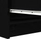 vidaXL Komoda Czarny Dąb 100x35x76 cm Drewno klejone (3328499) 10