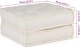 vidaXL Pufa modułowa kremowa 70x70x36 Tkanina 7