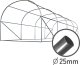 Tunel ogrodowy 3 x 4,5 m (13,5m2) biały Plonos 6