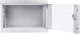 Szafa wisząca RACK 19" 6U, 400mm, Netrack ECO-Line, szara, drzwi przeszklone 4