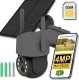 Kamera Solarna Zewnętrzna Obrotowa GSM 3G 4G SIM 4MPx FULL HD 2K NA BATERIE [K-12G SOLAR GSM ] 1