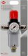 Reduktor ciśnienia 1/2" 12bar ze złączami i manometrem Airpress 4300210 1