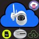 Zewnętrzna Kamera WIFI Obrotowa 1080p POLSKA APLIKACJA ŚLEDZENIE FULL HD SD 7