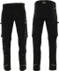 Spodnie Robocze do pasa Motionflex Sara 4-KIERUNKOWY STRETCH czarne r. 52-L 1