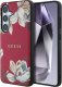 Guess Grained Printed Flower Pattern MagSafe case for Samsung Galaxy S25 fuchsia 10