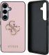 Guess Grained Big 4G Logo Small Classic Logo case for Samsung Galaxy S25 pink 11