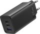 Ładowarka sieciowa Vention FEDB0-EU 2xUSB-C 1xUSB-A 65W/30W/30W GaN (czarna) 1