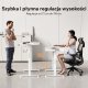 Biurko SENSE7 NOJO LIGHT Białe 120 cmx60 cm 3