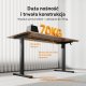 Biurko SENSE7 NOJO LIGHT Ciemnobrązowe 140 cmx70 cm 4