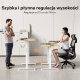 Biurko SENSE7 NOJO LIGHT Jasnobrązowo-Białe 120 cmx60 cm 3