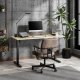 Biurko SENSE7 NOJO LIGHT Jasnobrązowo-Czarne 140 cmx70 cm 2