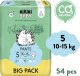 Muumi Baby, Pieluchomajtki ekologiczne 5 (10-15kg), 54 szt. BIG PACK 1
