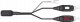 SpeaKa Professional SP-7869832 Phono / DIN-tilslutning Audio Y-adapter [1x DIN-bøsning 5-pol. - 2x Cinch-stik] Sort 4