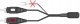 SpeaKa Professional SP-7869832 Phono / DIN-tilslutning Audio Y-adapter [1x DIN-bøsning 5-pol. - 2x Cinch-stik] Sort 5