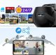 Zewnętrzna Kamera IP Wifi Obrotowa 8MPx Bezprzewodowa Ultra HD ZOOM CZARNA [TUYA BLACK] 6