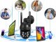 Zewnętrzna Kamera IP Wifi Obrotowa 8MPx Bezprzewodowa Ultra HD ZOOM CZARNA [TUYA BLACK] 8
