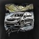Koszulka samochodowa z samochodem Chrysler Pacifica męska czarna REGULAR S 1