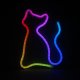 Neon dekoracyjny LED RGB KOT + pilot FLRN03 Forever Light 3