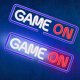 Neon dekoracyjny LED Plexi GAME ON multikolor FPNE23 Forever Light 8