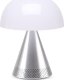 Lexon Mina Audio L LED lamp with bluetooth speaker aluminum polished / aluminum glossy LH76MAP 2