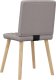 vidaXL Krzesła stołowe, 4 szt., kolor taupe, obite tkaniną 6