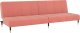 vidaXL 2-osobowa kanapa, różowa, tapicerowana aksamitem 2