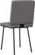 vidaXL Krzesła stołowe, 2 szt., szare, obite sztuczną skórą 6