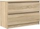 vidaXL Szafka RTV Sonoma Oak 80x35x54 cm Drewno klejone 2