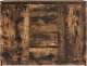 vidaXL Komoda z szufladami Dąb wędzony 100,5x35x76 cm Drewno klejone (3328448) 6