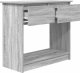 vidaXL Konsola z szufladami Szary Sonoma 85,5x38,5x74,5 cm 5