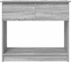 vidaXL Konsola z szufladami Szary Sonoma 85,5x38,5x74,5 cm 6