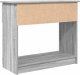 vidaXL Konsola z szufladami Szary Sonoma 85,5x38,5x74,5 cm 8