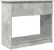 vidaXL Konsola z szufladami Betonowa Szarość 85,5x38,5x74,5 cm 2